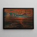 Tramonto sul Mare dopo una Tempesta - Francis Danby — quadro incorniciato alla parete