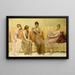 Lettura della storia di Œnone - Francis Davis Millet — quadro incorniciato alla parete