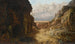 Agar e Ismaël in un paesaggio roccioso lontano - Francis Gold — vista dell’opera
