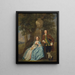 George e Margaret Rogers - Francis Hayman — quadro incorniciato alla parete