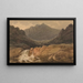Cader Idris, nel nord del Galles - Francis Nicholson — quadro incorniciato alla parete
