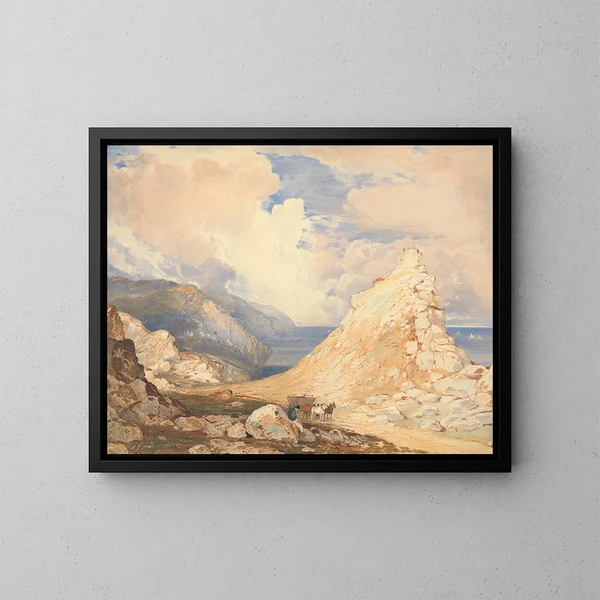 Vallée des Rochers, Lynton, Devon du Nord - Francis Oliver Finch — quadro incorniciato alla parete
