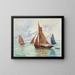 Bateaux de pêche - Francis Picabia — quadro incorniciato alla parete