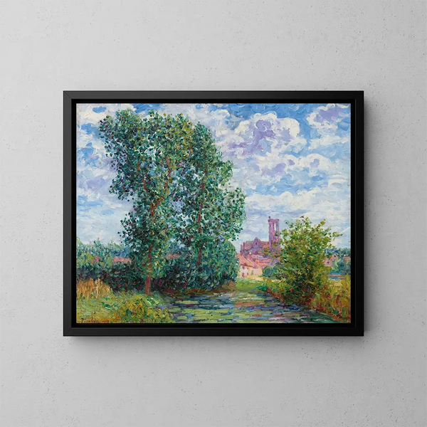 Effet de soleil par temps d'orage à Larchant - Francis Picabia — quadro incorniciato alla parete