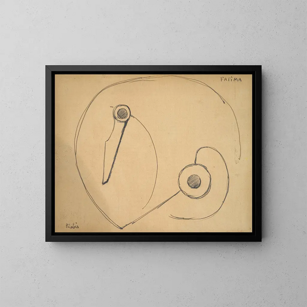 Fatima - Francis Picabia — quadro incorniciato alla parete
