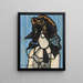 Donna con maschera - Francis Picabia — quadro incorniciato alla parete