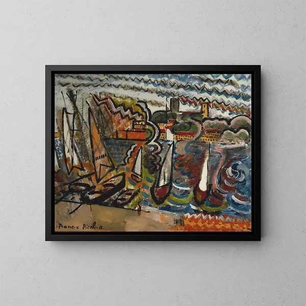 Le Port - Francis Picabia — quadro incorniciato alla parete