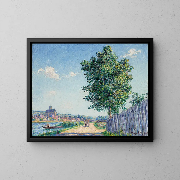 Le peuplier, effet de soleil a Villeneuve-sur-Yonne - Francis Picabia — quadro incorniciato alla parete