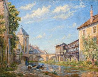 Le lavandaie di Moret - Francis Picabia — vista dell’opera