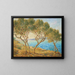 Gli ulivi, effetto di sole a Martigues - Francis Picabia — quadro incorniciato alla parete