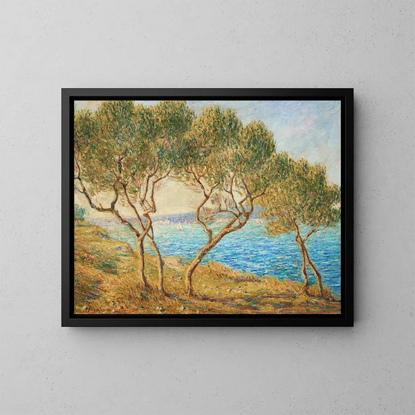 Gli ulivi, effetto di sole a Martigues - Francis Picabia — quadro incorniciato alla parete