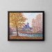 L'église de Montigny, effet d'automne - Francis Picabia — quadro incorniciato alla parete