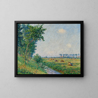 senza titolo. Mucche nelle pianure della Normandia - Francis Picabia — quadro incorniciato alla parete
