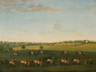 Una serie di cavalli da corsa in allenamento di Sir Charles Warre Malet - Francis Sartorius — vista dell’opera