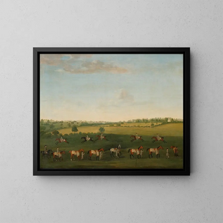 Una serie di cavalli da corsa in allenamento di Sir Charles Warre Malet - Francis Sartorius — quadro incorniciato alla parete