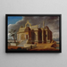 Mausolée con elefanti di pietra - Francis Swain Ward — quadro incorniciato alla parete