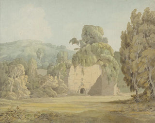Una rovina coperta di edera - Francis Towne — vista dell’opera