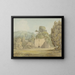 Una rovina coperta di edera - Francis Towne — quadro incorniciato alla parete
