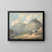 Craig yr Aderyn vicino a Llanfihangel-y-Pennant - Francis Towne — quadro incorniciato alla parete