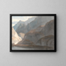 sul lago di Como - Francis Towne — quadro incorniciato alla parete