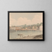 Scalinata di Vauxhall da Millbank, 5 luglio 1797 - Francis Towne — quadro incorniciato alla parete