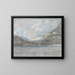 Vista del Lago di Como - Francis Towne — quadro incorniciato alla parete