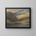 Vista sul Lago Maggiore al crepuscolo - Francis Towne — quadro incorniciato alla parete
