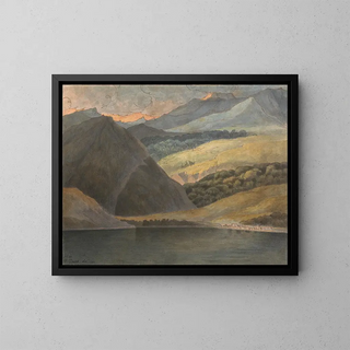 Francis Towne - View on Lake Maggiore at Evening.webp