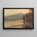 Windermere al tramonto - Francis Towne — quadro incorniciato alla parete