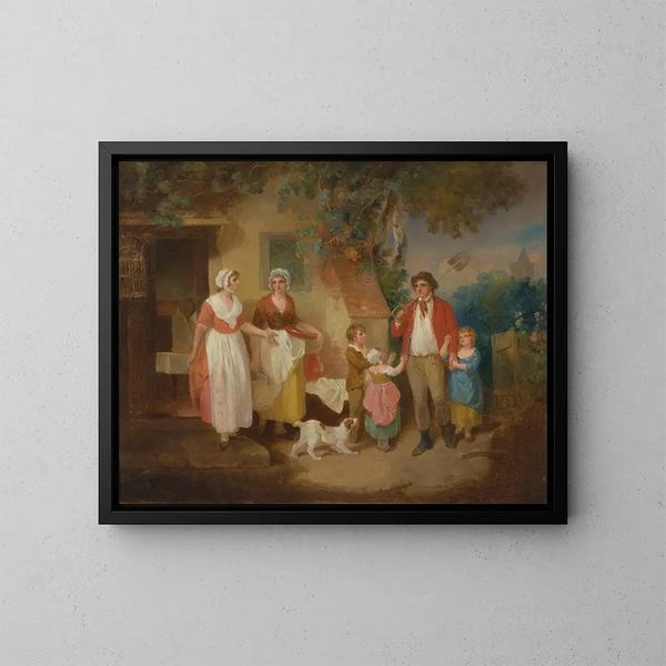 Serata - Francis Wheatley — quadro incorniciato alla parete