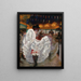 Le Cancan - Francisco Iturrino — quadro incorniciato alla parete
