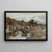 Lavandières à la rivière - Francisco Pradilla — quadro incorniciato alla parete