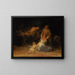 Atto di violenza contro due donne - Francisco de Goya — quadro incorniciato alla parete