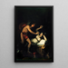 Allégorie de l'Amour, Cupidon et Psyché - Francisco de Goya — quadro incorniciato alla parete