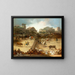 Corrida in un anello diviso - Francisco de Goya — quadro incorniciato alla parete