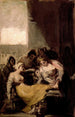 Sainte Isabelle du Portugal guérissant les blessures d'une femme malade - Francisco de Goya — vista dell’opera