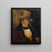 Autoritratto - Francisco de Goya — quadro incorniciato alla parete