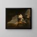 Il monaco impiccato - Francisco de Goya — quadro incorniciato alla parete