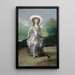 La Marquise de Pontejos - Francisco de Goya — quadro incorniciato alla parete