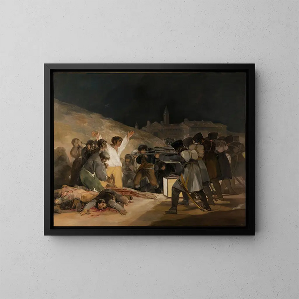Le Troisième Mai 1808 - Francisco de Goya — quadro incorniciato alla parete