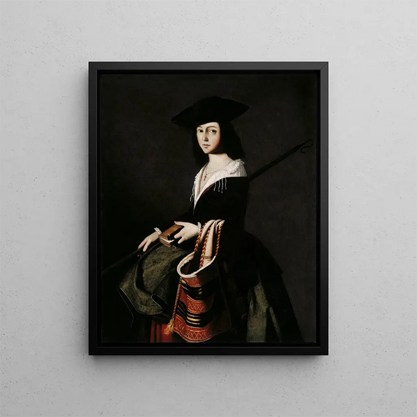 Sainte Marina - Francisco de Zurbarán — quadro incorniciato alla parete