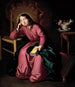 L'Enfant Vierge addormentata - Francisco de Zurbarán — vista dell’opera