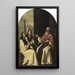 San Girolamo con Santa Paola e Santa Eustochio - Francisco de Zurbarán e Atelier — quadro incorniciato alla parete