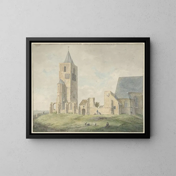 Rune della chiesa di Warmond - Franciscus Andreas Milatz — quadro incorniciato alla parete