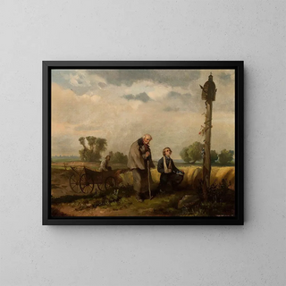 Il ritorno dei suoni insorti - Franciszek Kostrzewski — quadro incorniciato alla parete