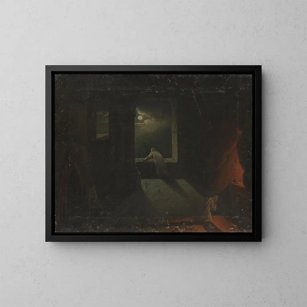 Scène de monastère II - Franciszek Ksawery Lampi — quadro incorniciato alla parete