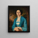 Ritratto di una dama - Franciszek Mielnicki — quadro incorniciato alla parete