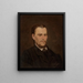 Autoritratto - Franciszek Streitt — quadro incorniciato alla parete