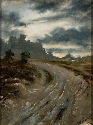 Franciszek Wadysaw Sandecki - Forest track.webp