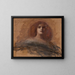 Donna dai capelli rossi - Franciszek Żmurko — quadro incorniciato alla parete